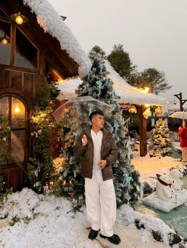 Check-in cùng tuyết